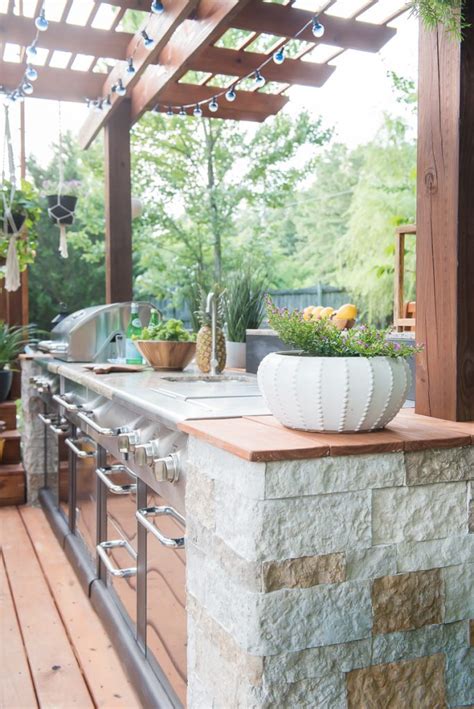 Construct base frames out of plywood boards. AMAZING OUTDOOR KITCHEN YOU WANT TO SEE