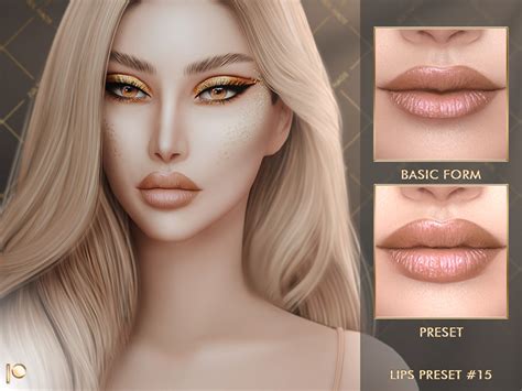 Lips Preset 15 By Julhaos From Tsr • Sims 4 Downloads