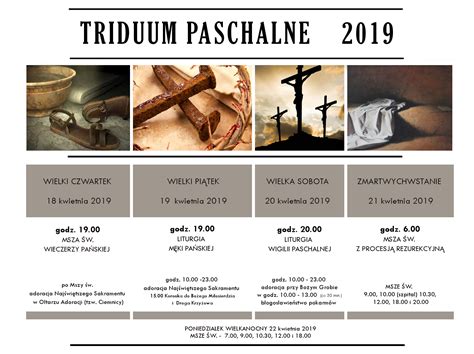 Triduum Paschalne 2019 Parafia św Andrzeja Boboli W Świdnicy