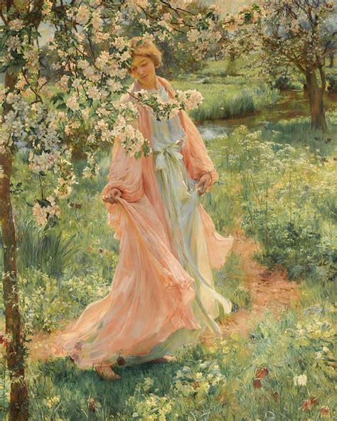 Social Distancing In Style 🦋🌿 Herbert Arnould Olivier 1902 Ethereal