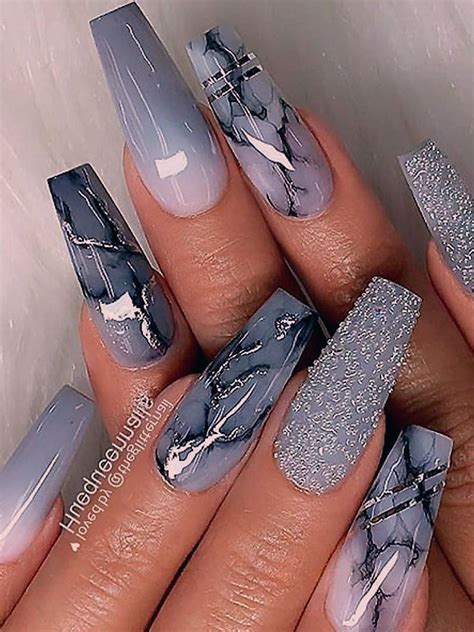 Pin By Jessica Edelman On Style In 2020 Coffin Shape Nails Ombre Acrylic Nails Swag Nails