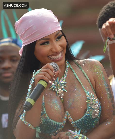 Nicki Minaj Shows Off To The Crowd On Top Of A Music Truck At The