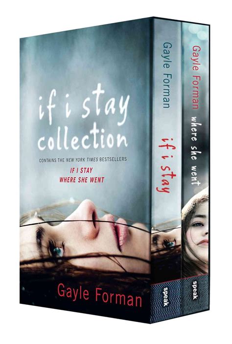 If I Stay Collection By Gayle Forman English Boxed Set Book Free