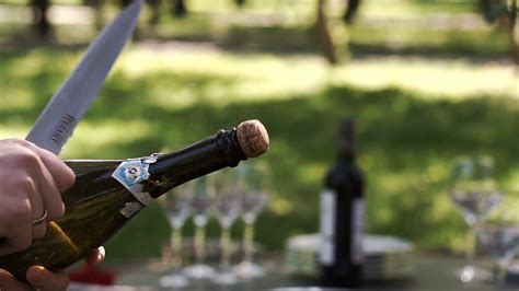 Put your safety goggles on, put the knife down and watch this video because apparently a lot of people have no idea how to do it. 5 Ways to Open a Bottle of Champagne | Just Wine