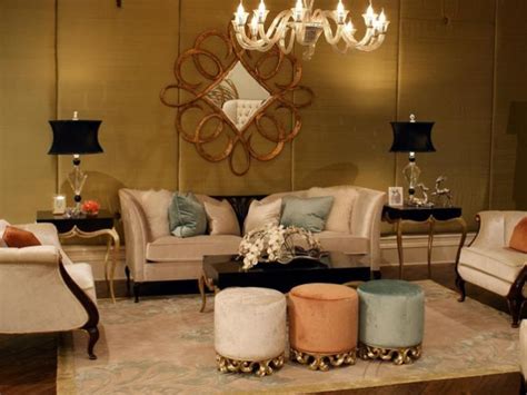 Black White And Gold Living Room Design 13 — Design