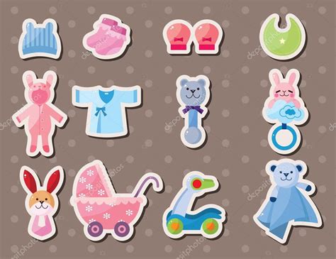 Baby Stuff Stickers Stock Vector Image By ©mocoo2003 13897505