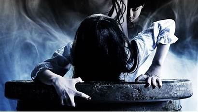 Ghost Horror Ring Ringu Dark Evil Poster