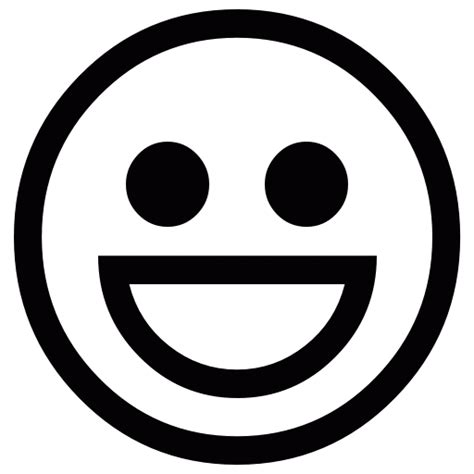 20 Black And White Smileys Smiley Symbol