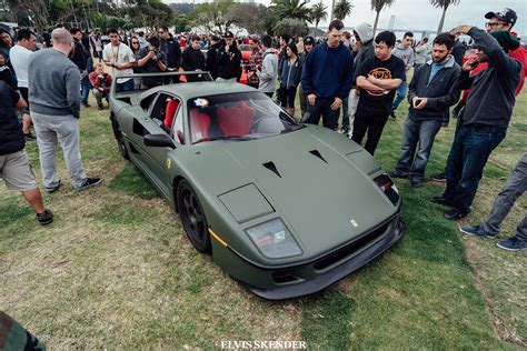 Maybe you would like to learn more about one of these? Matte Army Green Ferrari F40 | By Elvis Skender | Coches