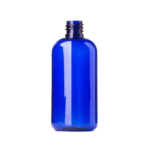 Blue Plastic Bottle 100ml Purple Flame