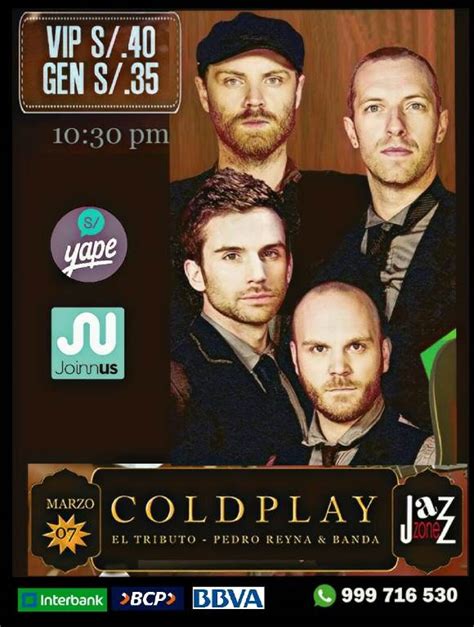 Coldplay El Tributo Con Pedro Reyna And Banda