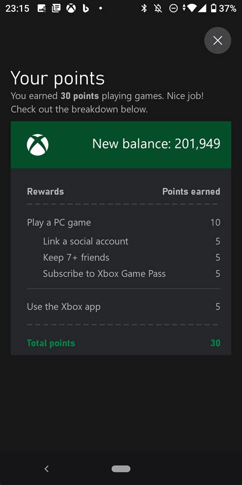 New Xbox App Rewards Points Rmicrosoftrewards