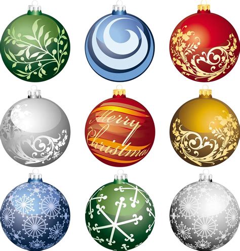 Printable Clipart Christmas Ornaments Customize And Print