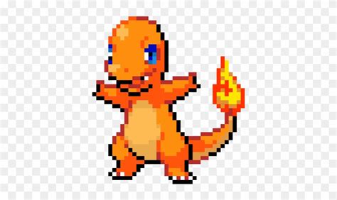 Charmander Pixel Art