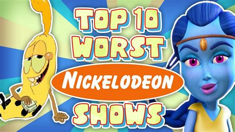 Top 10 Worst Nickelodeon Cartoons Youtube