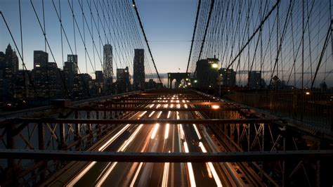 Road Car Brooklyn Bridge Wallpapers Hd Desktop And