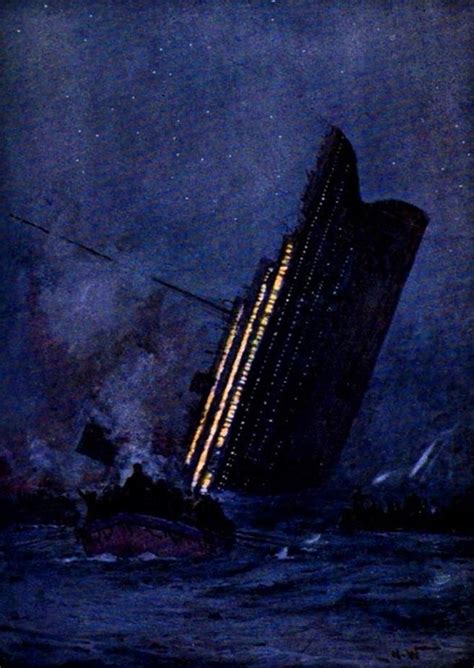 Titanic Sinking Painting At Explore Collection Of
