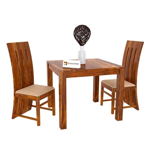 Kendalwood™ Furniture Sheesham Wood Dining Table35×35 Inch With 2