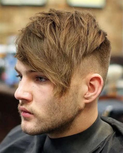 Stylish Angular Fringe Haircuts For Men In