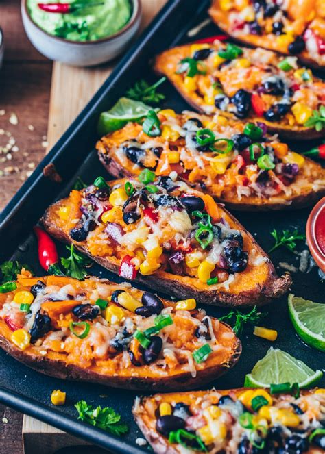 Mexican Sweet Potato Skins Vegan Bianca Zapatka Foodblog