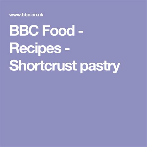 Try making your own shortcrust pastry with crunchy semolina. Shortcrust pastry | Recipe | Food recipes, Food, Mary berry