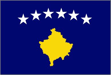 I love kosovo, kosovo flag heart vector illustration isolated on white background. World Capitals | Pristina capital of Kosovo