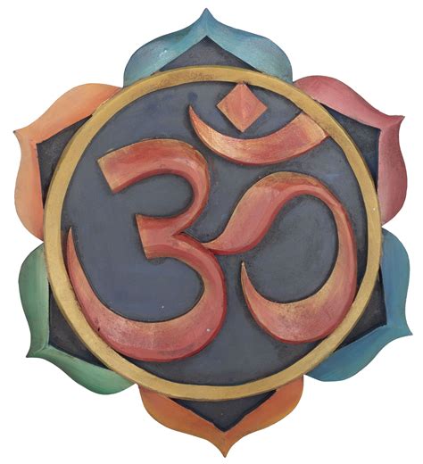 Om Aum Wall Hanging From Nepal Exotic India Art