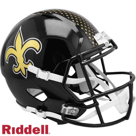 New Orleans Saints Helmet Riddell Replica Mini Speed Style On Field Alternate Caseys Distributing