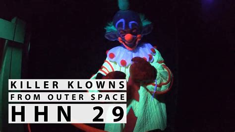 killer klowns from outer space haunted house highlights halloween horror nights 2019 youtube