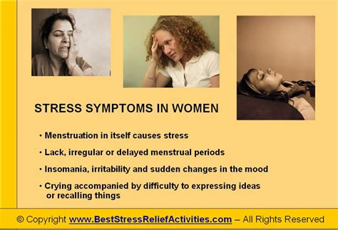 Stress Symptoms In Women Youtube