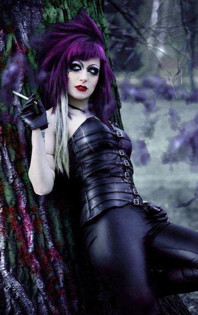 Women Smoking Girl Smoking Goth Hair Hair Hair Dark Beauty Gothic