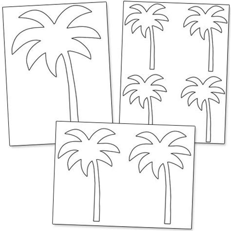 This is for trace and cut file. Printable Palm Tree Template from PrintableTreats.com ...