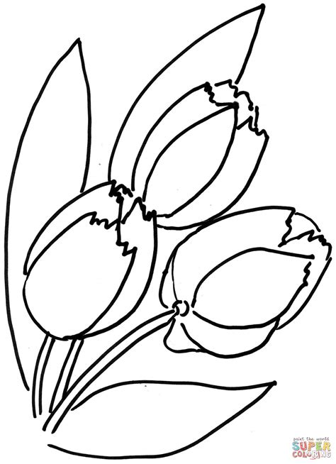Disegno Da Colorare Tulipani Disegni Da Colorare E Stampare Gratis