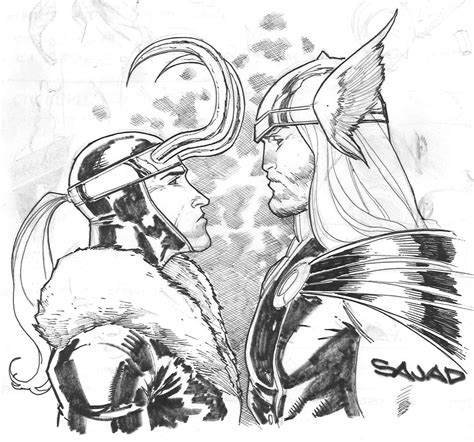 Thor Vs Loki By Sajad126 On Deviantart