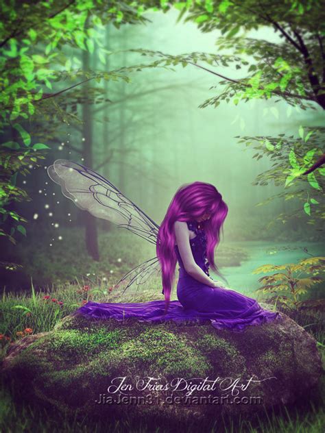 Purple Fairy By Jiajenn On Deviantart