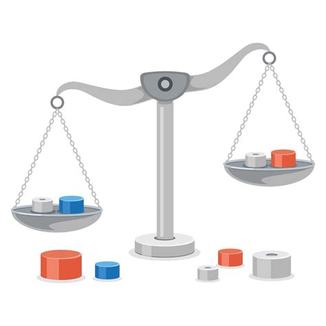 Premium Vector Scales Of Justice Weight Balance