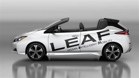 Nissan Leaf Convertible Liście We Włosach Jeździmy Samochodami