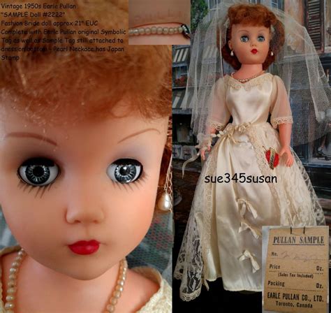 Vintage 1950s Earle Pullan Sample Doll 2222 Fashion Bride Doll Titan