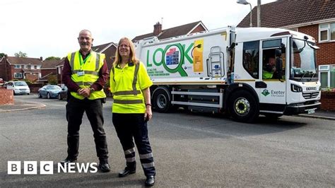 Electric Bin Lorries Launched In Exeter Bbc News