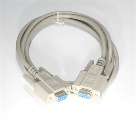 Serial Null Modem Cable 6ft Db9 F Db9 F