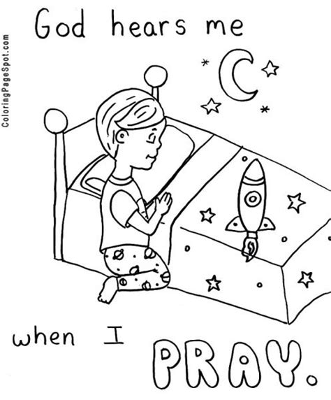 Children Praying Coloring Pages Children Praying Coloring Pages