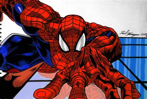 Dibujo Fan Art Spiderman De Marvel Por Shinzen Dibujando