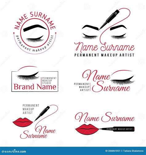 Paper And Party Supplies Stationery Design And Templates Makeup Artist Logo