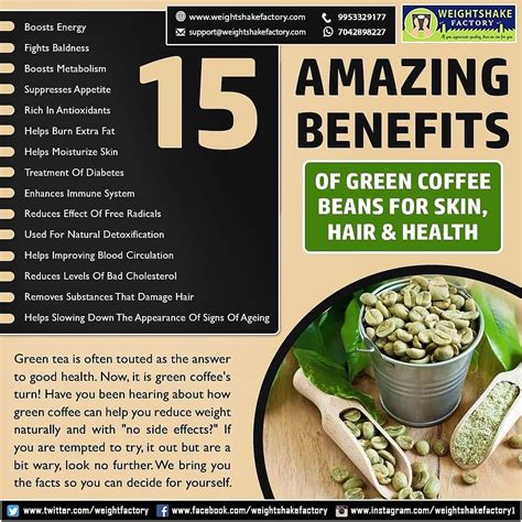 15 Amazing Benefits Of Green Coffee Beans For Skin Hair And Health