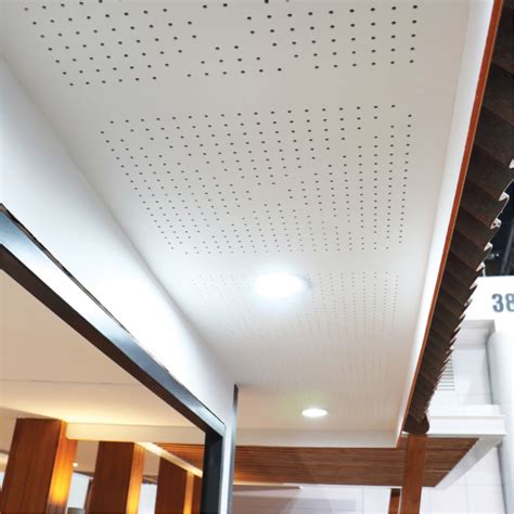 A single solution for both strength and design. CEILING BOARD (Perforated) - Glo