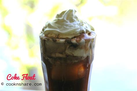The soda fountain soda is simple and easy to make. Coke Float - 4 Ingredients - Cook n' Share - World Cuisines