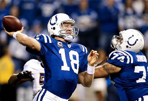 Peyton Manning Indianapolis Colts Head To Afc Title Game