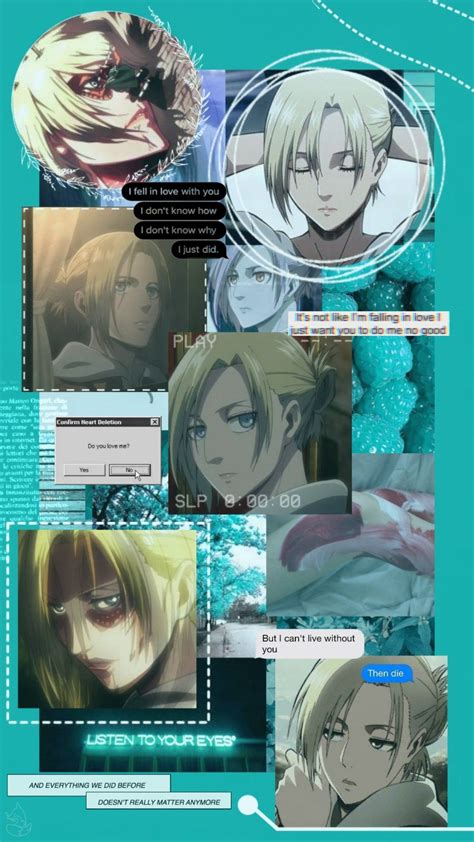 Tumblr is a place to express yourself, discover yourself, and bond over the stuff you love. Annie Leonhardt - Lockscreen | Anime wallpaper, Anime ...