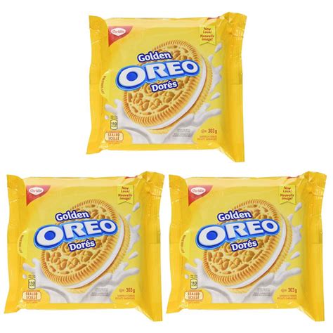 Oreo Golden Sandwich Cookies Bag 303g107oz 3 Pack Imported From