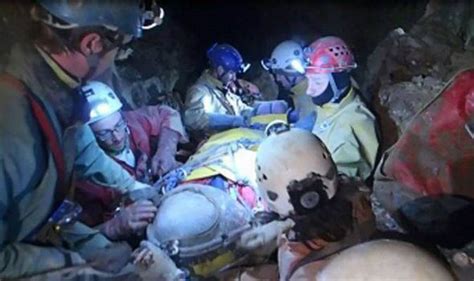 Explorer Trapped In Cave 3000ft Underground Finally